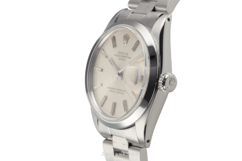 Rolex Date steel automatic men's watch 1500 [2502615]