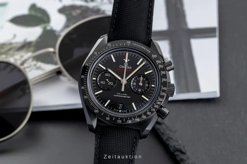 Omega Speedmaster Moonwatch chronograph ceramic automatic men's watch 311.92.44.51.01.003 LP: 13900EUR [2504668]