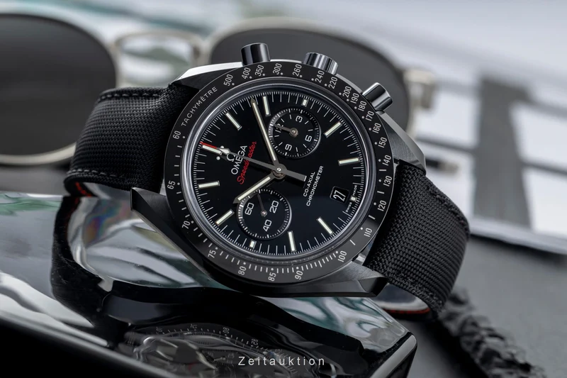 Omega Speedmaster Moonwatch chronograph ceramic automatic men's watch 311.92.44.51.01.003 LP: 13900EUR [2504668]