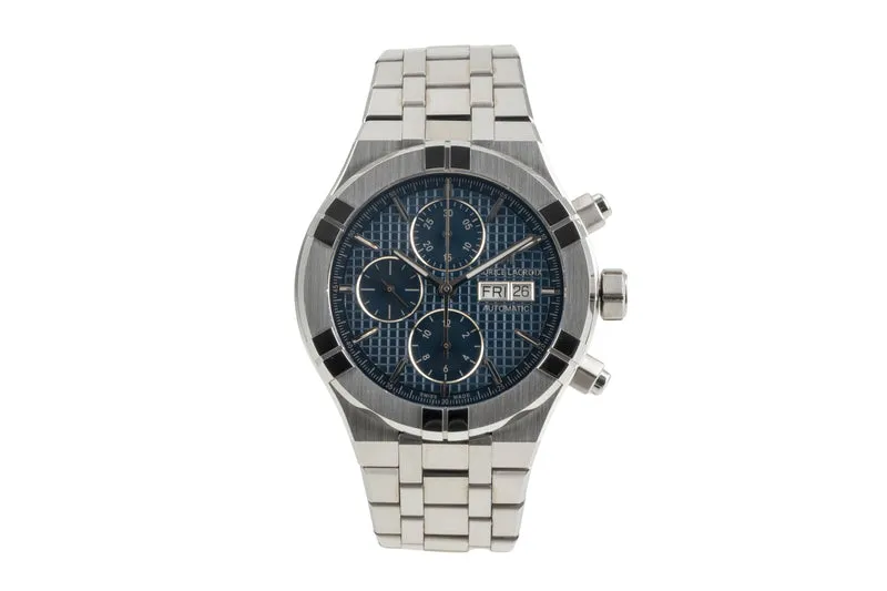 Maurice Lacroix Aikon chronograph steel automatic men's watch A16038-5502-430-1 [2504839]