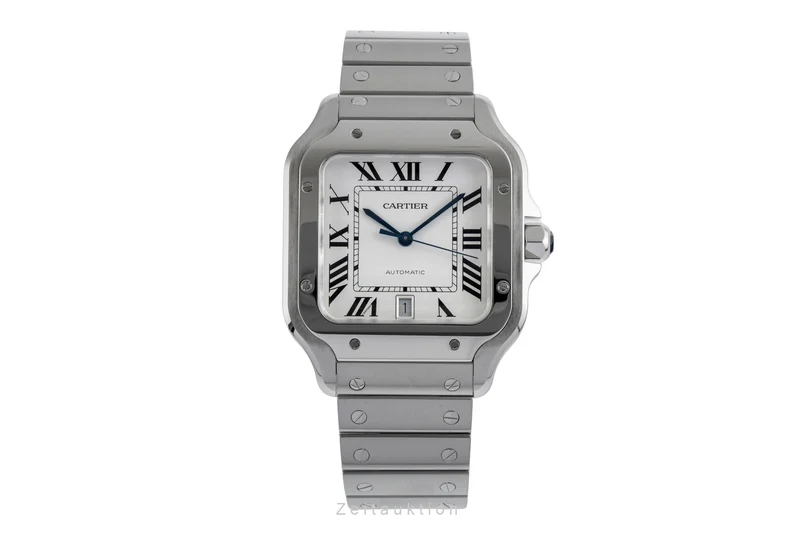 Cartier Santos steel automatic men's watch WSSA0018 LP: 8850EUR [2504517]