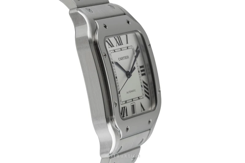 Cartier Santos steel automatic men's watch WSSA0018 LP: 8850EUR [2504517]