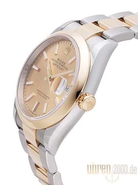 Rolex Datejust 36 126203 Champagner Index