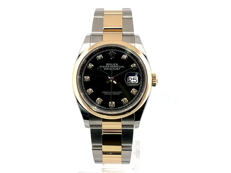 Rolex Datejust 36 126203 Diamant Schwarz