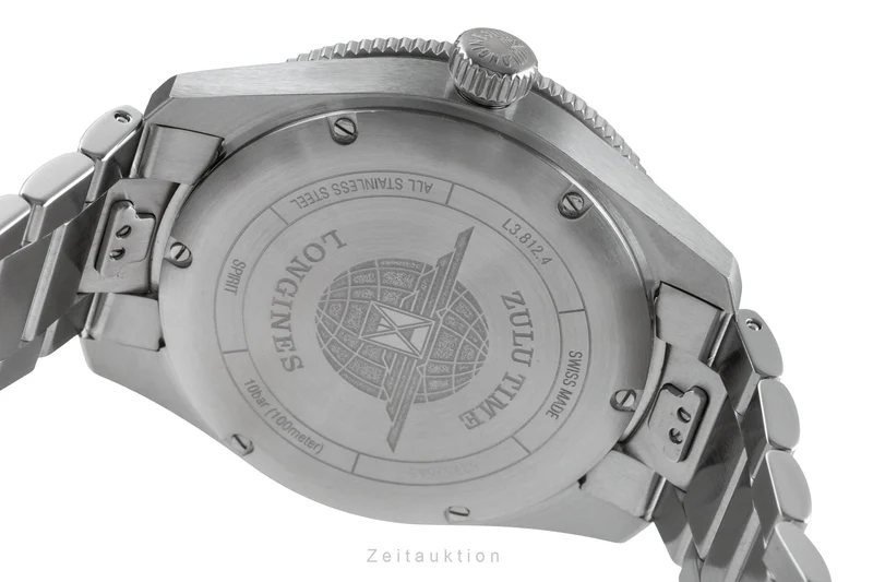 Longines Spirit steel automatic men's watch L3.812.4.63.6 LP: 3450EUR [2504263]