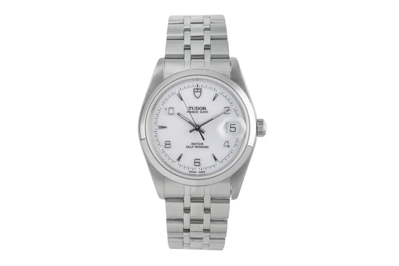 Tudor Prince Date steel automatic men's watch 74000N [2503784]