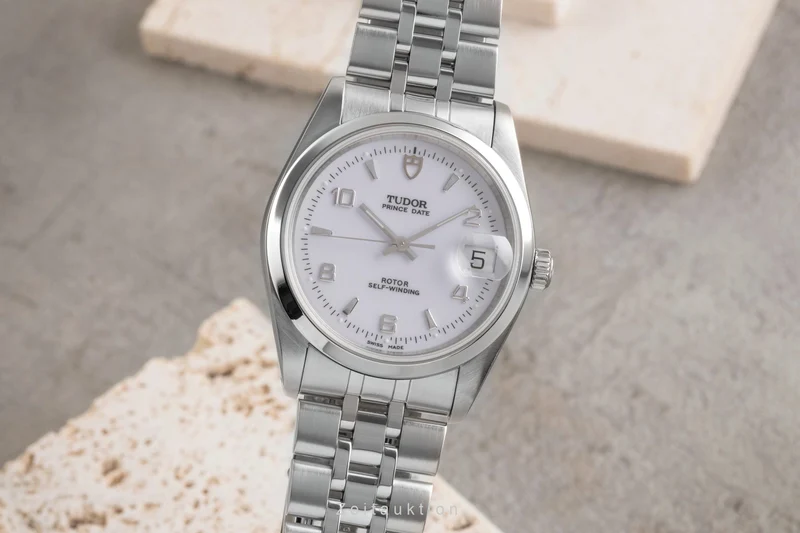 Tudor Prince Date steel automatic men's watch 74000N [2503784]