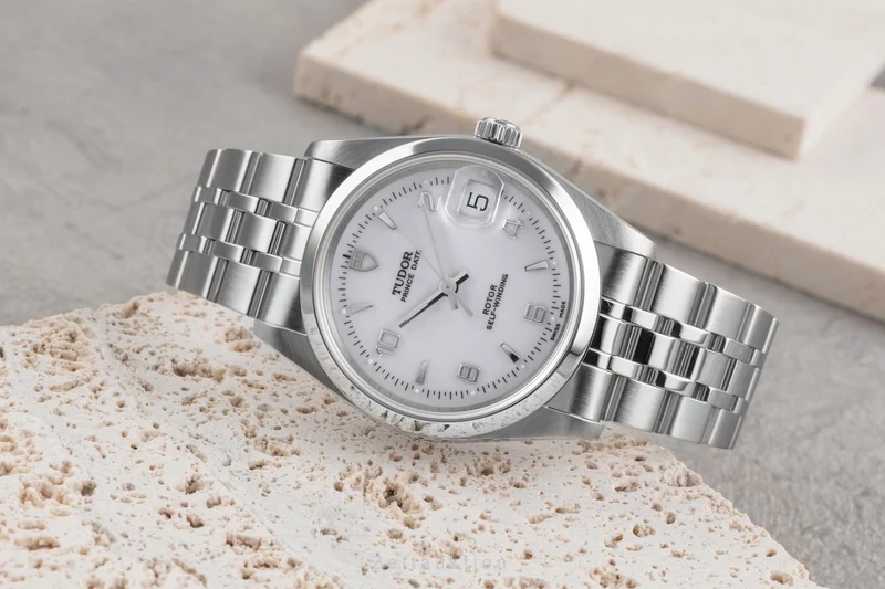 Tudor Prince Date steel automatic men's watch 74000N [2503784]
