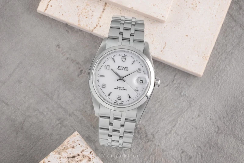 Tudor Prince Date steel automatic men's watch 74000N [2503784]