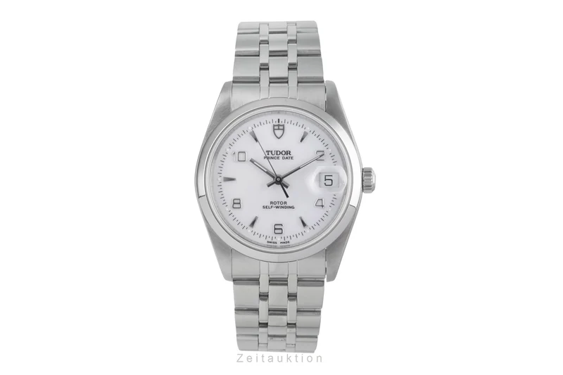 Tudor Prince Date steel automatic men's watch 74000N [2503784]