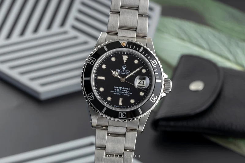 Rolex Submariner steel automatic men's watch 16800 [2503057]