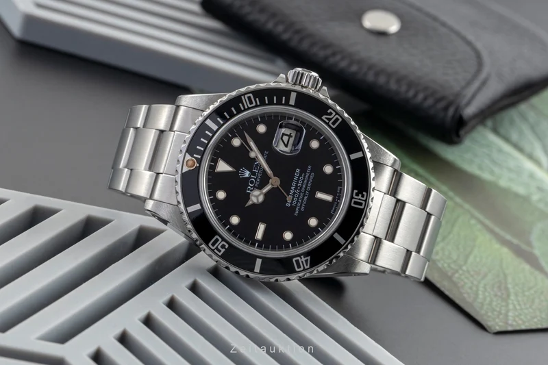 Rolex Submariner steel automatic men's watch 16800 [2503057]