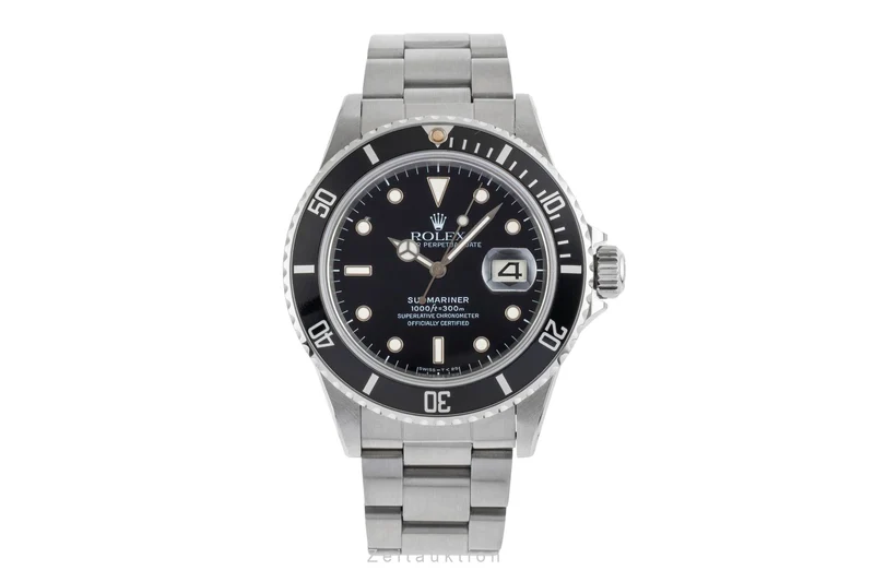 Rolex Submariner steel automatic men's watch 16800 [2503057]