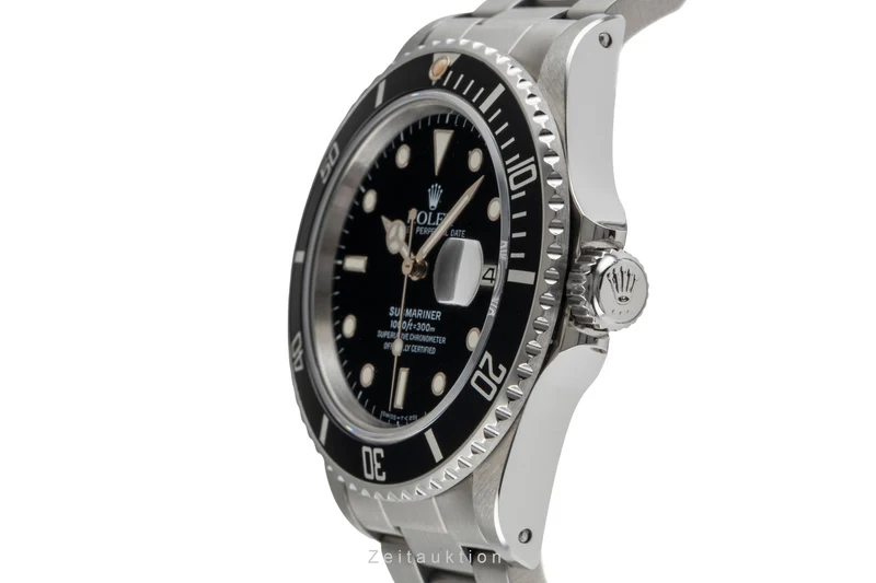 Rolex Submariner steel automatic men's watch 16800 [2503057]