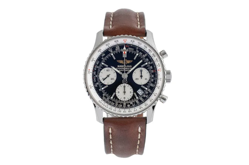Breitling Navitimer chronograph steel automatic men's watch A23322 LP: 9300EUR [2504235]