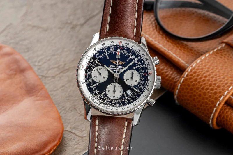 Breitling Navitimer chronograph steel automatic men's watch A23322 LP: 9300EUR [2504235]