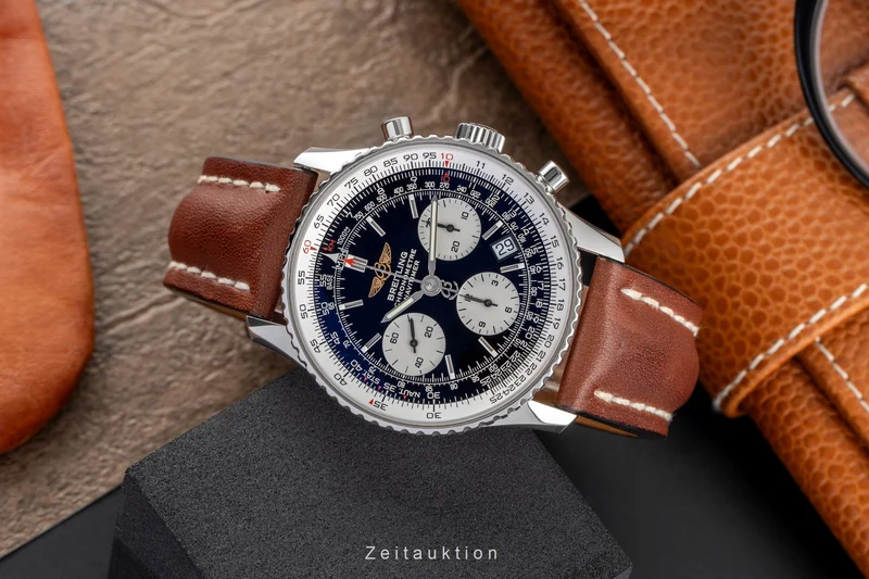Breitling Navitimer chronograph steel automatic men's watch A23322 LP: 9300EUR [2504235]