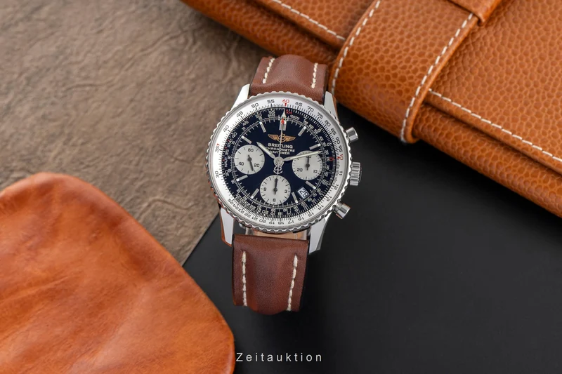 Breitling Navitimer chronograph steel automatic men's watch A23322 LP: 9300EUR [2504235]