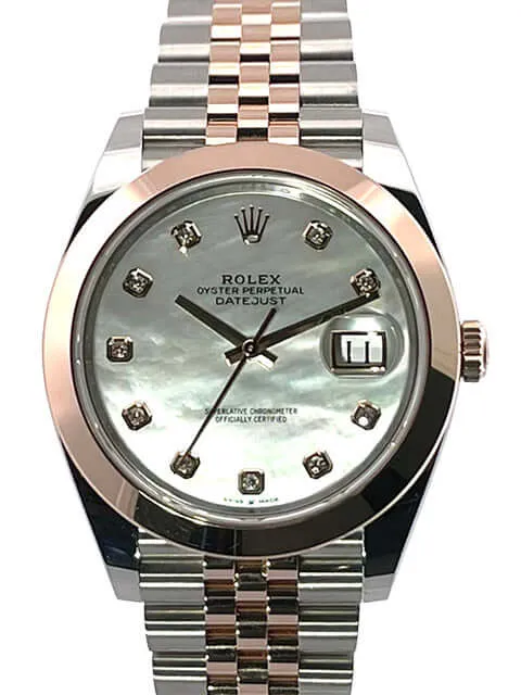 Rolex Datejust 41 Ref. 126301 Perlmutt DIA Jubile-Band