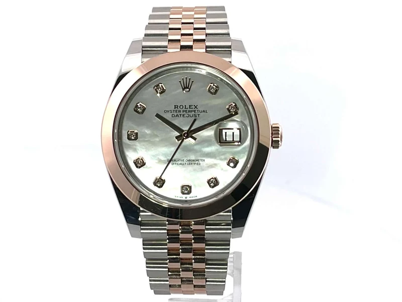 Rolex Datejust 41 Ref. 126301 Perlmutt DIA Jubile-Band