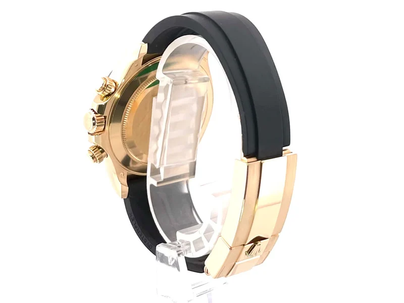 Rolex Daytona 116518LN Gelbgold Oysterflex Schwarz Champagner