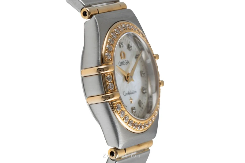 Omega Constellation steel / gold quartz women's watch 1267.75.00 LP: 10400EUR [2504312]