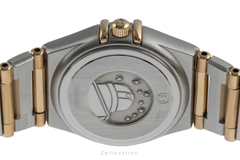 Omega Constellation steel / gold quartz women's watch 1267.75.00 LP: 10400EUR [2504312]