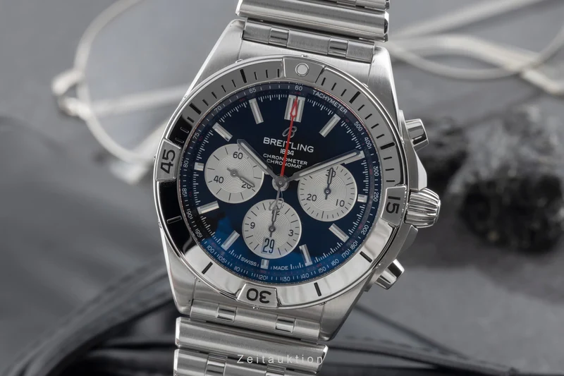 Breitling Chronomat chronograph steel automatic men's watch AB0134 LP: 9200EUR [2504726]