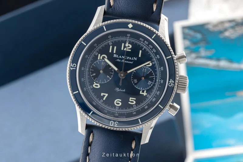 Blancpain Air Command chronograph titanium automatic men's watch AC02-12B40-63B LP: 22050EUR [2504752]
