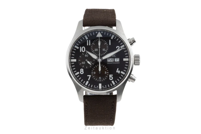 IWC Fliegerchronograph chronograph steel automatic men's watch IW377713 LP: 7800EUR [2503799]