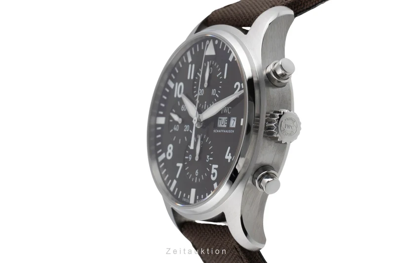 IWC Fliegerchronograph chronograph steel automatic men's watch IW377713 LP: 7800EUR [2503799]