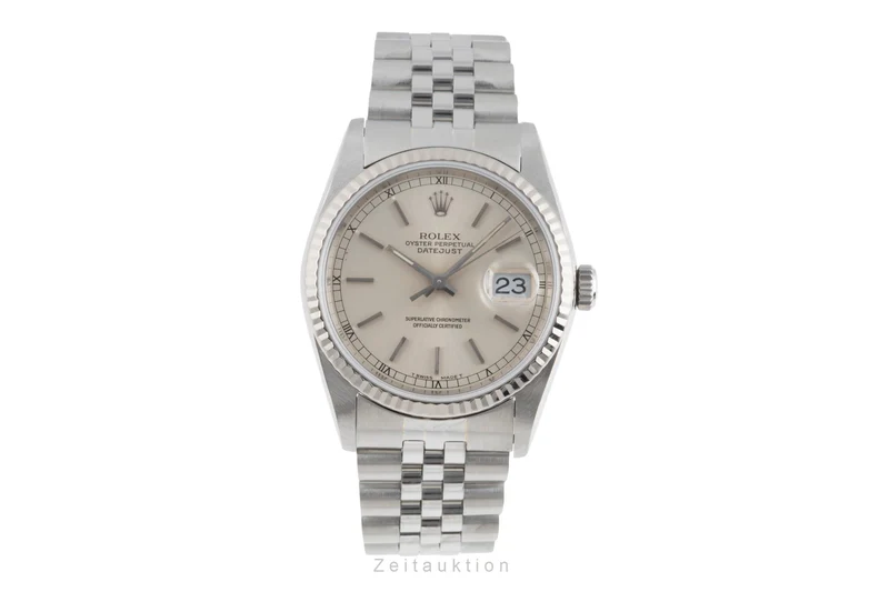 Rolex Datejust steel / white gold automatic men's watch 16234 [2503529]