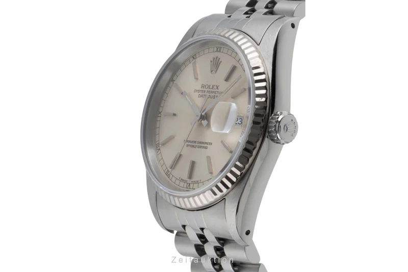 Rolex Datejust steel / white gold automatic men's watch 16234 [2503529]