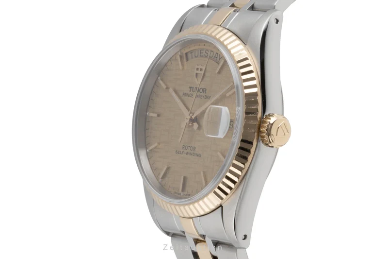 Tudor Date-Day steel / gold automatic men's watch 76213 [2503856]