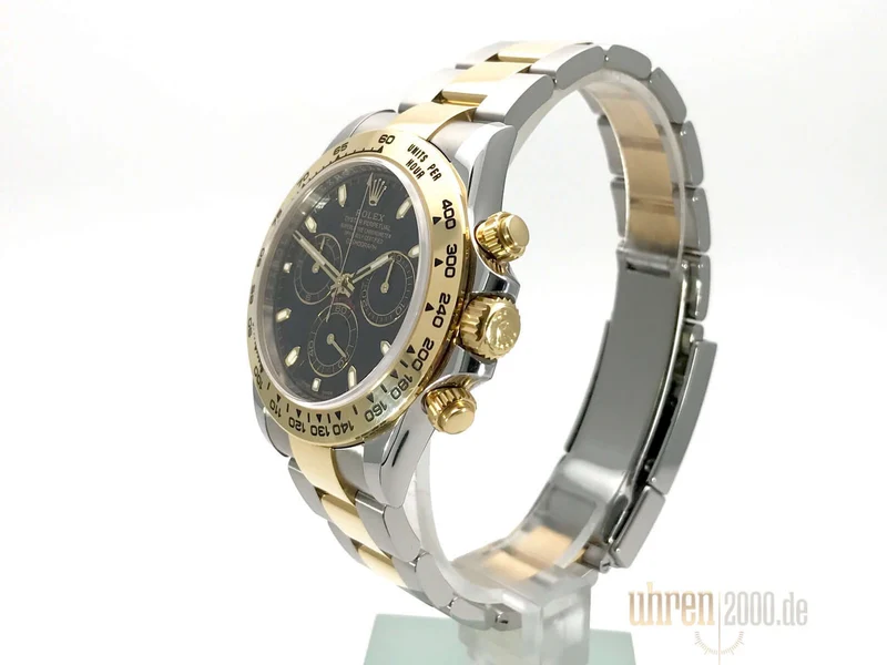 Rolex Cosmograph Daytona Edelstahl Gelbgold 116503 Schwarz aus 2017