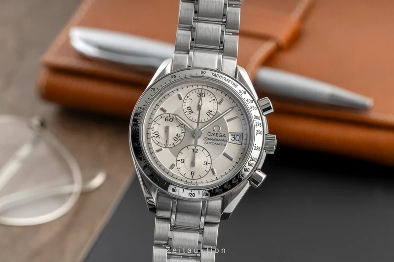 Omega Speedmaster Date chronograph steel automatic men's watch 3513.30.00 LP: 6100EUR [2503006]