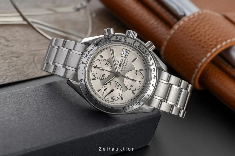 Omega Speedmaster Date chronograph steel automatic men's watch 3513.30.00 LP: 6100EUR [2503006]