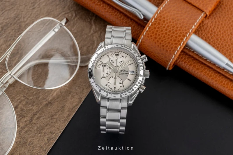 Omega Speedmaster Date chronograph steel automatic men's watch 3513.30.00 LP: 6100EUR [2503006]
