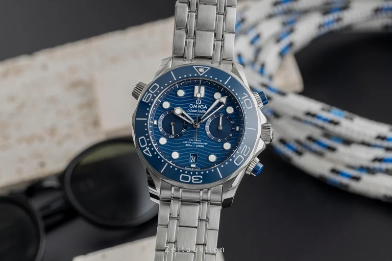 Omega Seamaster chronograph steel automatic men's watch 210.30.44.51.03.001 LP: 9300EUR [2503913]