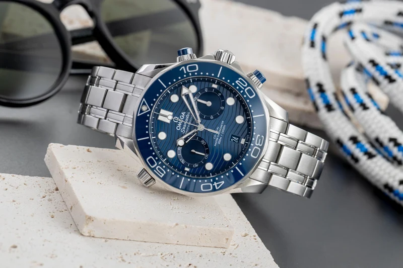 Omega Seamaster chronograph steel automatic men's watch 210.30.44.51.03.001 LP: 9300EUR [2503913]