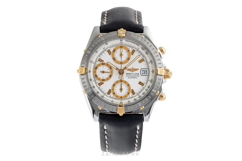 Breitling Chronomat chronograph steel / gold automatic men's watch B13352 [2504063]