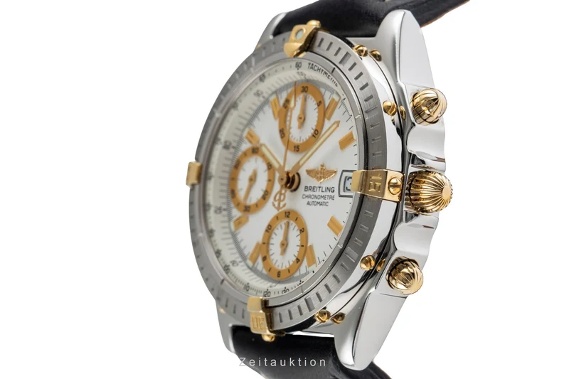 Breitling Chronomat chronograph steel / gold automatic men's watch B13352 [2504063]