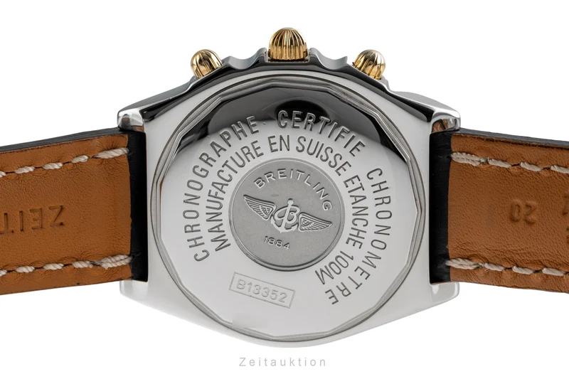 Breitling Chronomat chronograph steel / gold automatic men's watch B13352 [2504063]