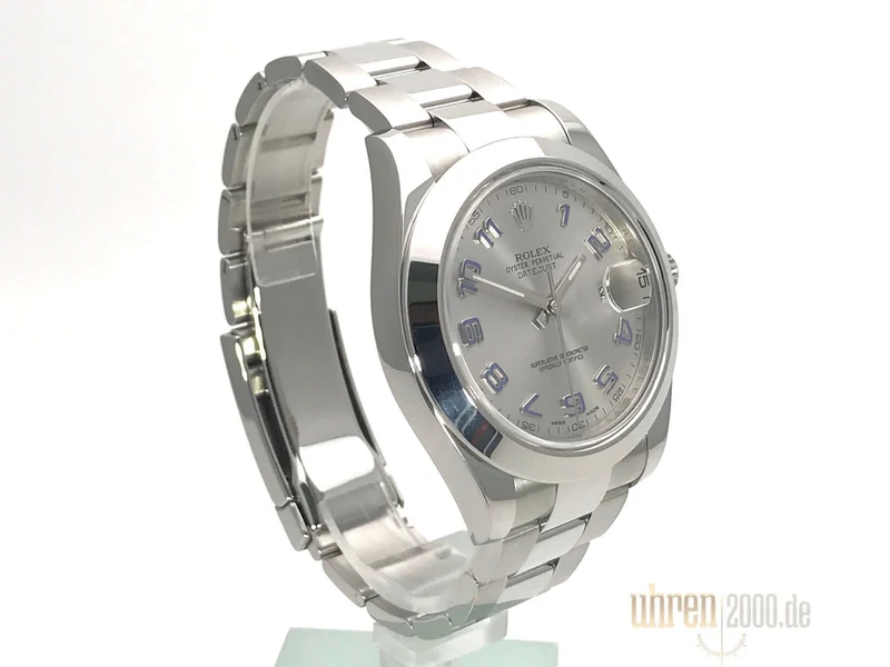 Rolex Datejust II 41 Edelstahl 116300 Rhodium aus 2014