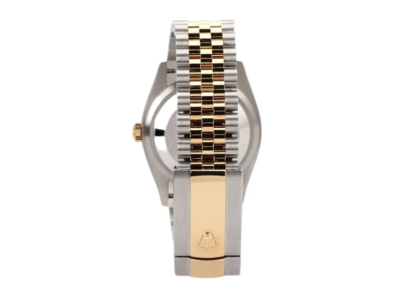 Rolex Datejust 36 126283RBR Diamantlünette Weiß Römisch Jubile-Band