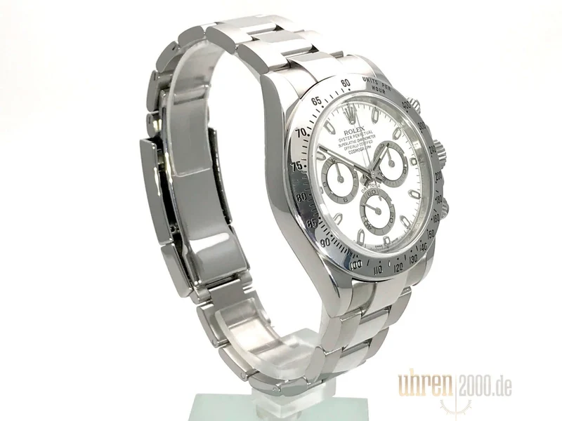 Rolex Daytona Edelstahl 116520 Weiß LC100 aus 2013