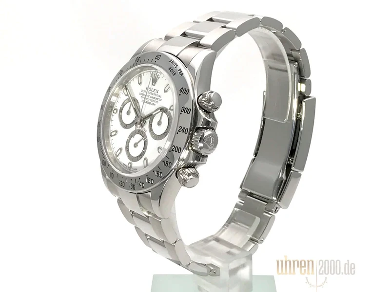 Rolex Daytona Edelstahl 116520 Weiß LC100 aus 2013