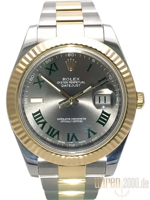 Rolex Datejust II 41 Slate Römisch 116333 aus 2016