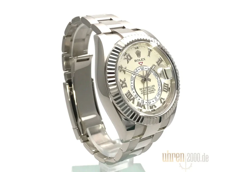 Rolex Sky-Dweller 326939 Weißgold Ivory aus 2013 LC100