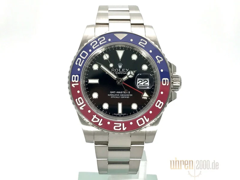 Rolex GMT Master II Weißgold 116719BLRO LC100 aus 2016